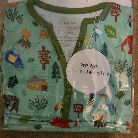 NWT Little Sleepies Happy Campers - Picture 2 of 2